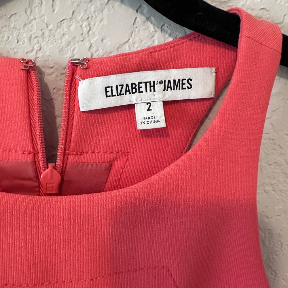 Elizabeth and James coral Dress